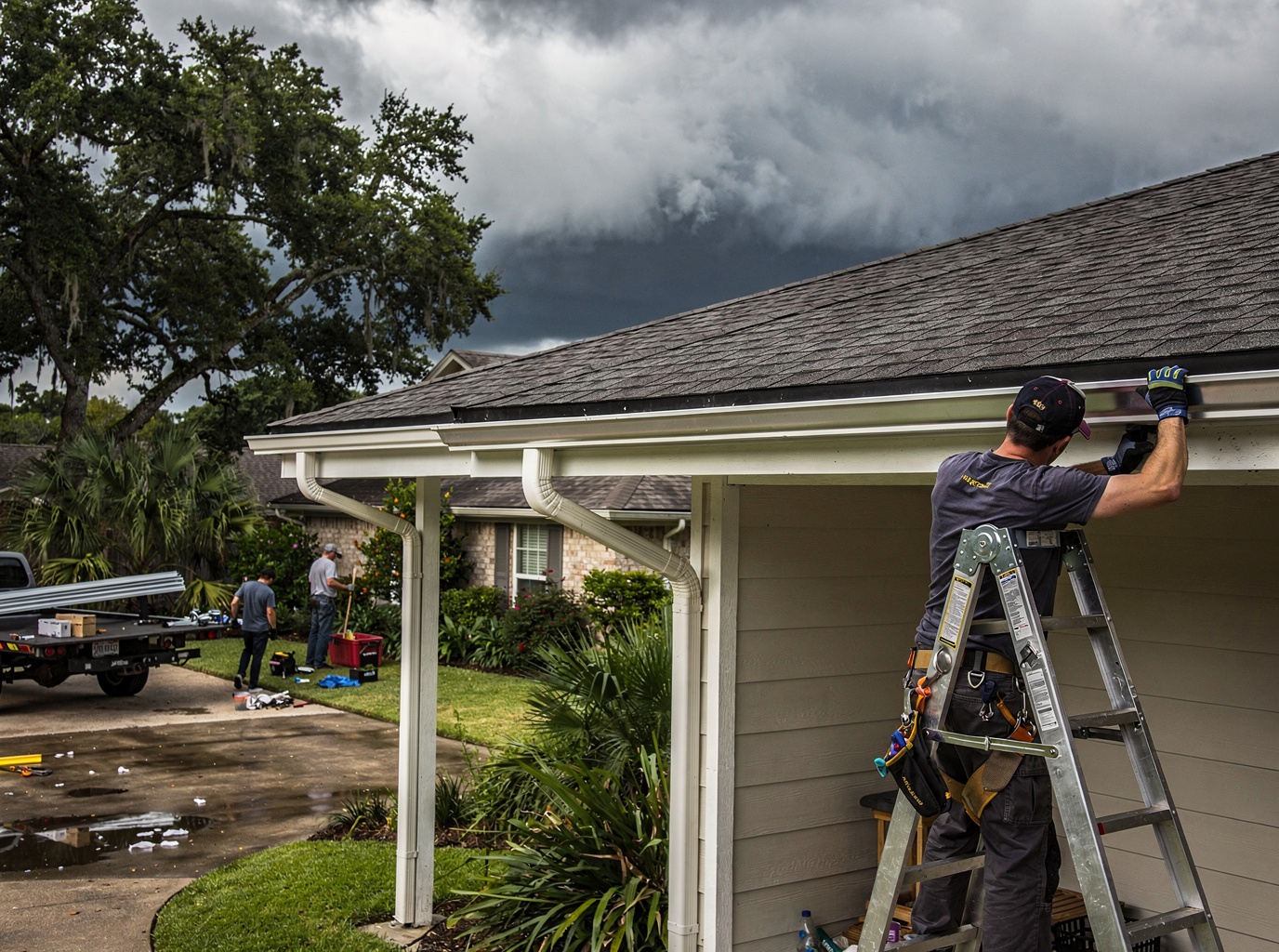 When To Schedule Gutter Installation Around Houston Storm Season