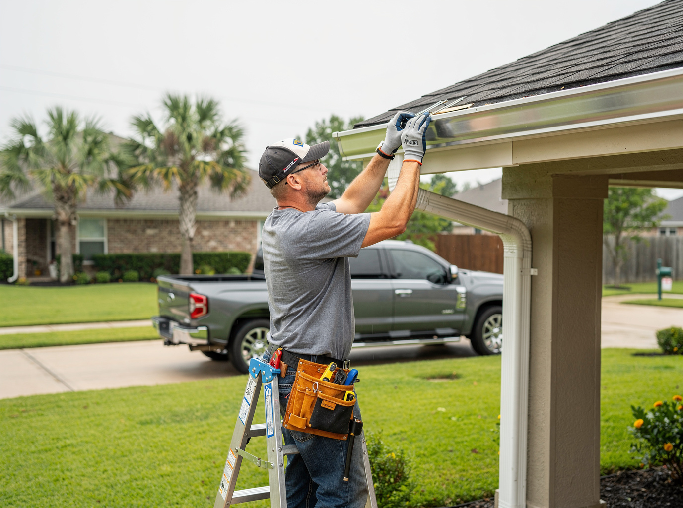 Aluminium Gutters in Houston