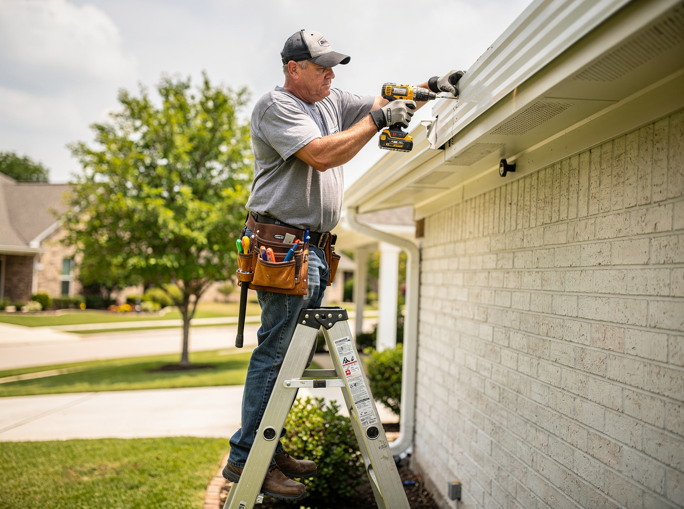 Fascia Gutters in Houston